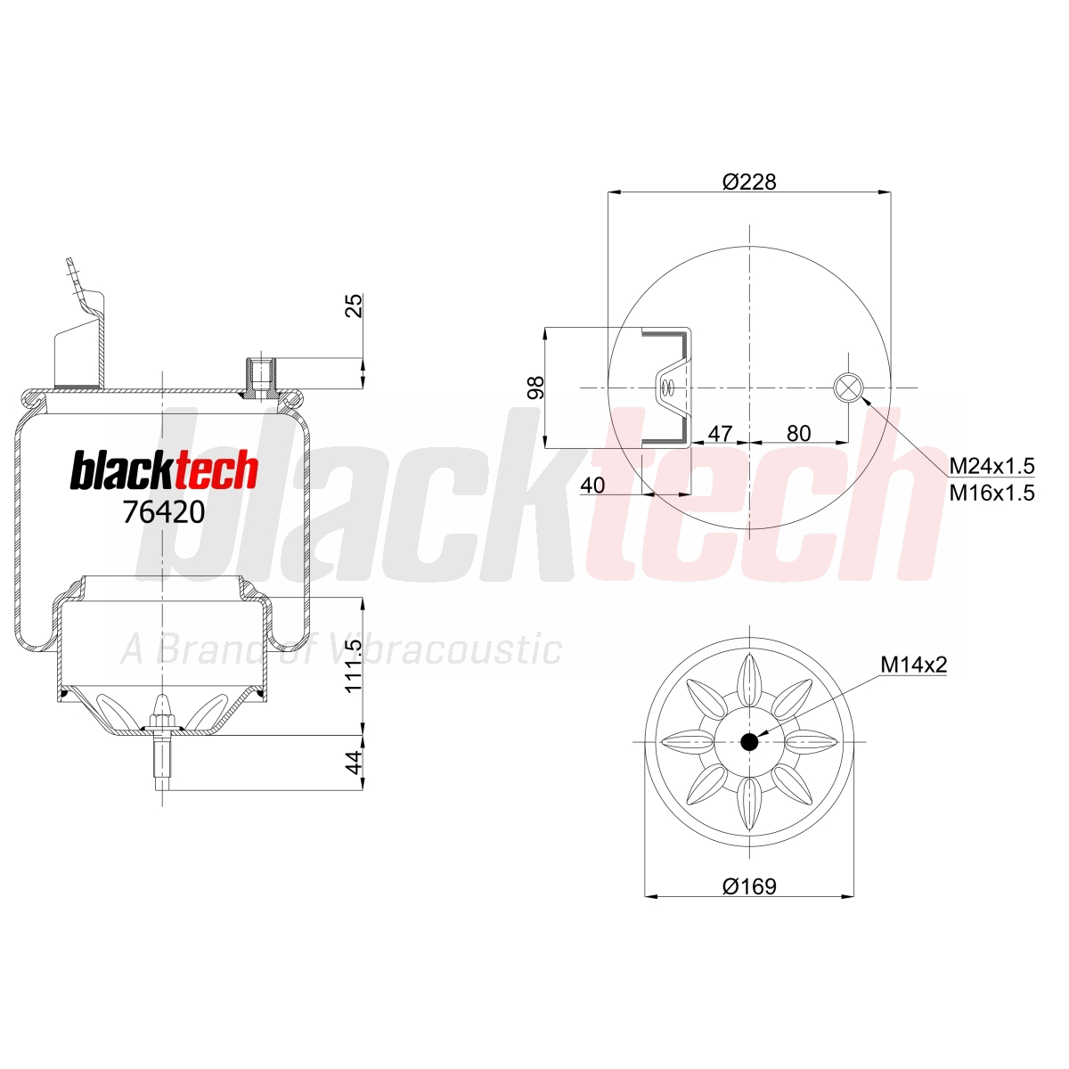 Körük Komple Metal Pistonlu | OEM 20427804