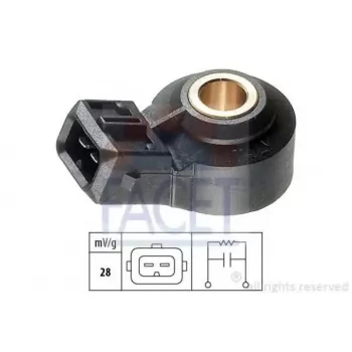Vuruntu Sensoru W202 93>00 W203 02>07 W204 07>14 C219 04>10 W211 02>08 W212 09>15 W140 93>98 Sprinter Ssangyong Actyon ,Karondo,Rexton,Radius 06> | FACET 9.3001 | OEM A0061533628