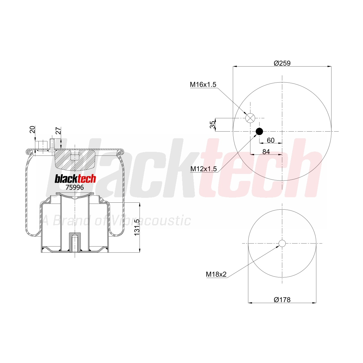 Körük Komple Metal Pistonlu | OEM 4885N1P02