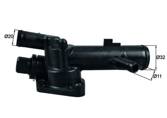 Termostat 83°C Dacia Duster 10> Logan 08> Sandero 08> Renault Clio 2 01>09 Kangoo 05> Symbol 2 09> 1.5DCI Contali | MAHLE TI21583 | OEM 8200400554 8200558758 8200954288
