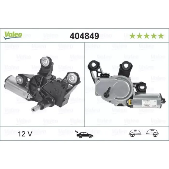 Silecek Motoru (Arka) Vw Sharan II | VALEO 404849 | OEM 7M3955711A 7M3955711C