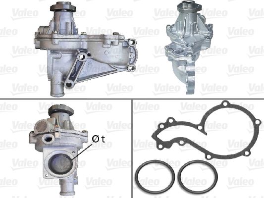Su Pompasi A4 94>00 A6 97>05 Passat 96>00 1.8T Aeb Anb Apu | VALEO 506603 | OEM 050121010 050121010 050121010A 050121010C 050121010A 050121010C