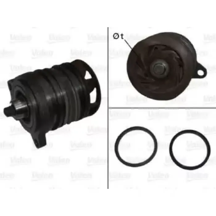 Devirdaim Touareg 03>10 Transporter T5 03>10 2.5TDI | VALEO 506726 | OEM 070121011A 070121011A 070121011C 070121011D 070121011C 070121011D