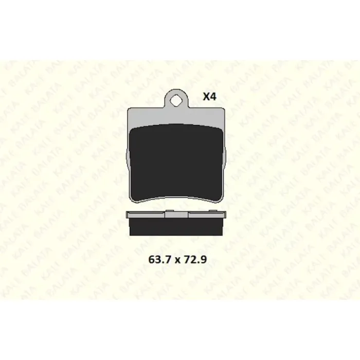 Fren Balatasi Arka W202 95>00 S202 96>00 W203 00>07 CL203 08>11 W210 95>00 R170 96>00 R171 04>11 | KALE B 21919 157 04 MSH | OEM A0044209120