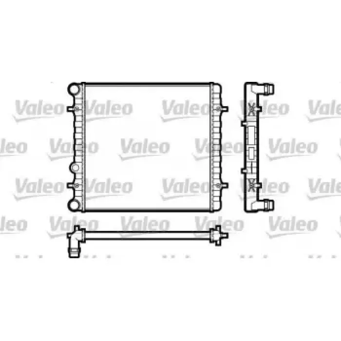 Motor Su Radyatoru Golf IV Bora 1,6 Akl Bcb 97>05 | VALEO 731606 | OEM 1J0121253AB 1J0121253AB 1J0121253AD 1J0121253H 1J0121253AD 1J0121253H