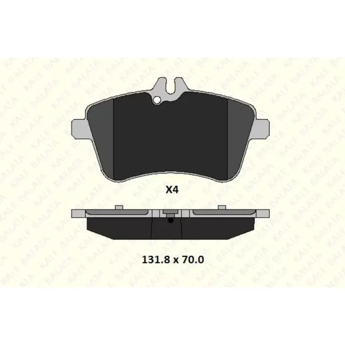 Fren Balatasi On A-Class W169 04>12 B-Class W245 05>11 | KALE B 23881 201 15 MSH | OEM A1694201920