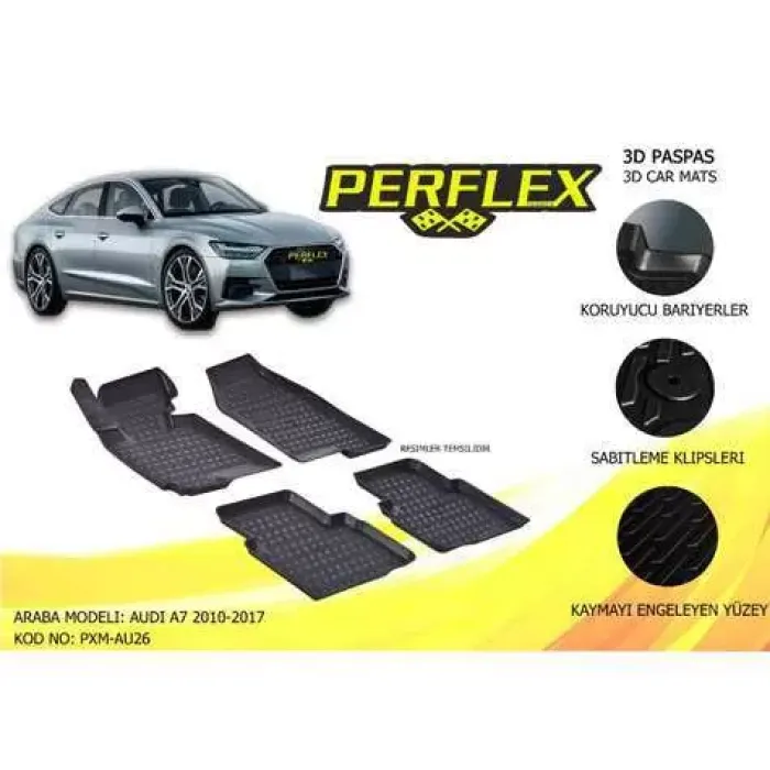 Paspas 3D Havuzlu 10-Mat A7 10>17 | PERFLEX PXM-AU26 | OEM PXM-AU26