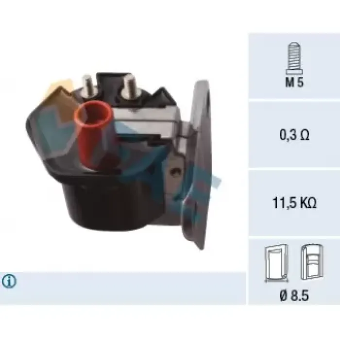 Atesleme Bobini W124 93>95 W126 86>91 W140 91>98 R129 92>01 | FAE 80463 | OEM A0001586503