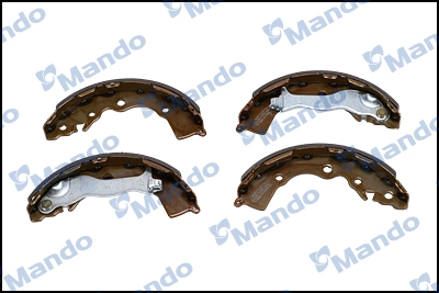 Arka Fren Balatasi Pabuc Hyundai Accent Era 06-11 Kia Rio 06-11 Kampana Tip (ABS Siz) | MANDO RMLH15 | OEM 583051GA00