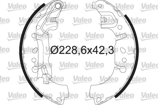 Arka Fren Balatasi Pabuc Egea 1,3D / 1,4 / 1,6 Fiat 500L 0,9 / 1,3D | VALEO 564214 | OEM 77367099