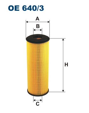 Yag Filtresi W202 94>00 C208 97>00 W124 93>95 W163 98>05 W140 93>98 | FILTRON OE640/3 | OEM A1041800109