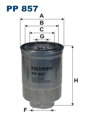 Yakit Filtresi Bmc Nissan Levend 3000 Almera 2,0,2,2 Nevara 2,5,2,7 Pathfinder 2,7,3,2 Patrol 2,8, | FILTRON PP 857 | OEM 164034U105