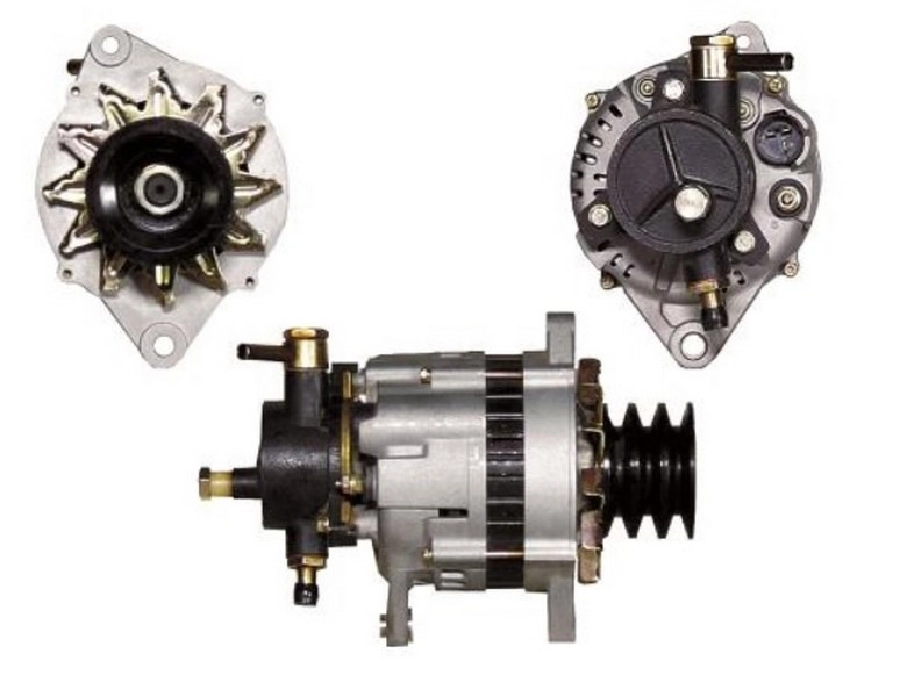 Alternatör 24V 45A Hitachi Tipi Isuzu Şampiyon Otobus Yuvarlak Soket Vakumlu V 3 Lü Kasnak | OEM ALT160