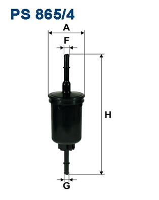 Yakit Filtresi Fiesta 01>08 Fusion 01>12 1,25 / 1,4 16V / 1,6 16V Zetec S | FILTRON PS865/4 | OEM 2S61 9155 AB 2208333 2208333