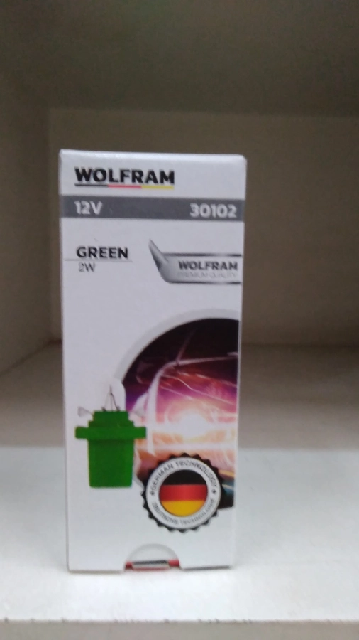 Ampul 12V Mf 2W B8.5D Duylu Ampul Yeşil | OEM 30102