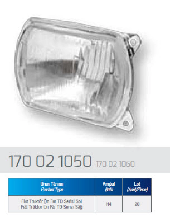 Far Sağ - New Holland Tt, Td Serisi | OEM 170021050