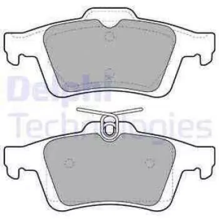 Arka Fren Balatasi Laguna II III Vectra C C Max Focus II 04 /> Focus II C Max (03 07) Connect 1,8TDCI 02 /> Volvo S40 Jaguar Xf / Xj / Xk Mazda 3 Mazda 5 P508 C5 III (Elektrikli Ikincil Fren Sistemli) / (Ustu Segmanli) | DELPHI LP1958 | OEM