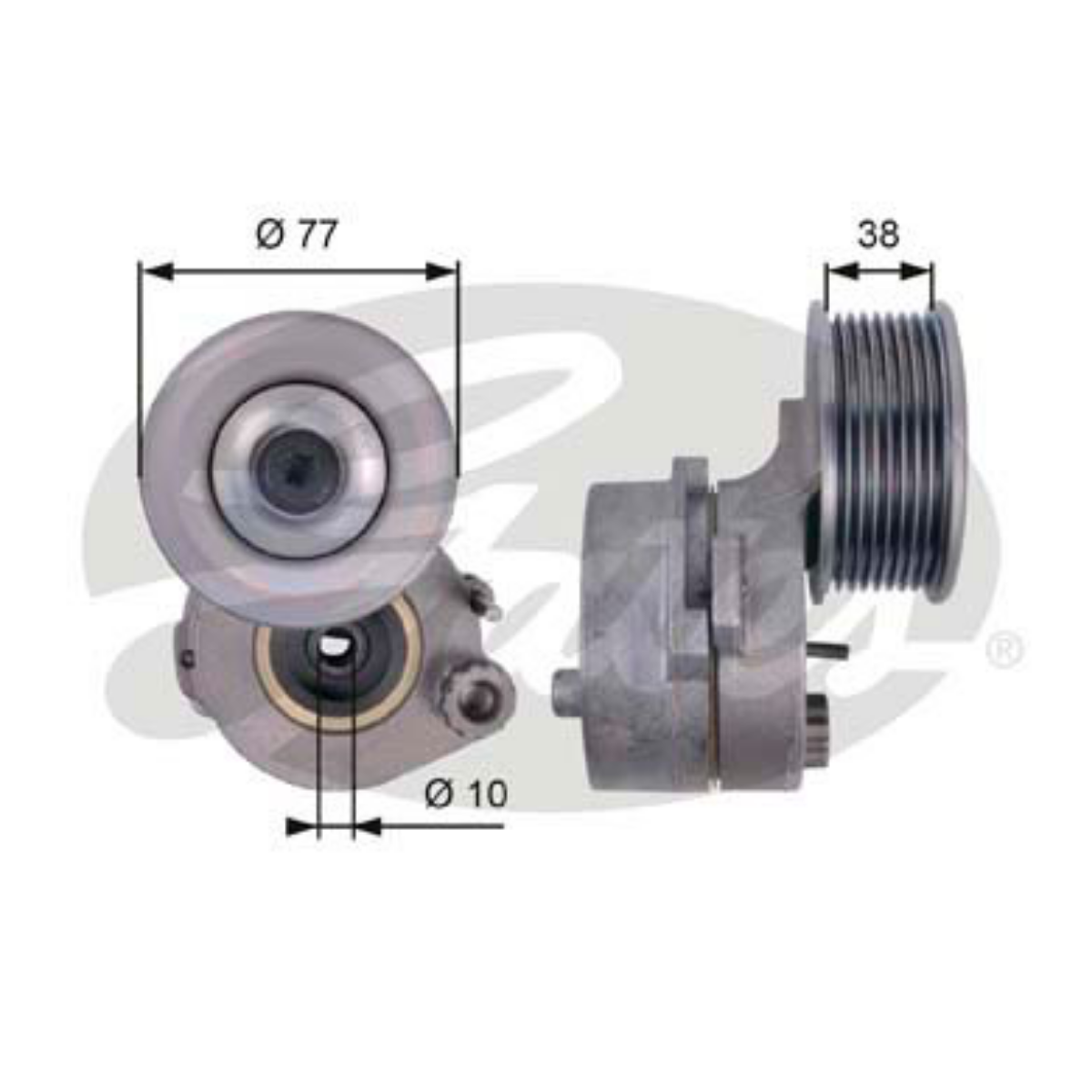 Kayış Gergisi Komple 457 Y.M.(Kasnağı Kanallı Tip) | OEM A4572003070