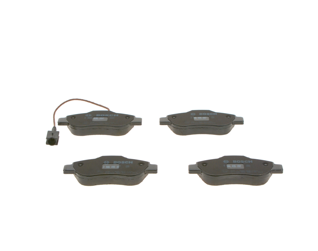 On Fren Balatasi Fiorino 1.4 / 1.3 Multijet 08> (GDB1746) | BOSCH 0986495097 | OEM GDB1746 GDB1746 77364637 77364637