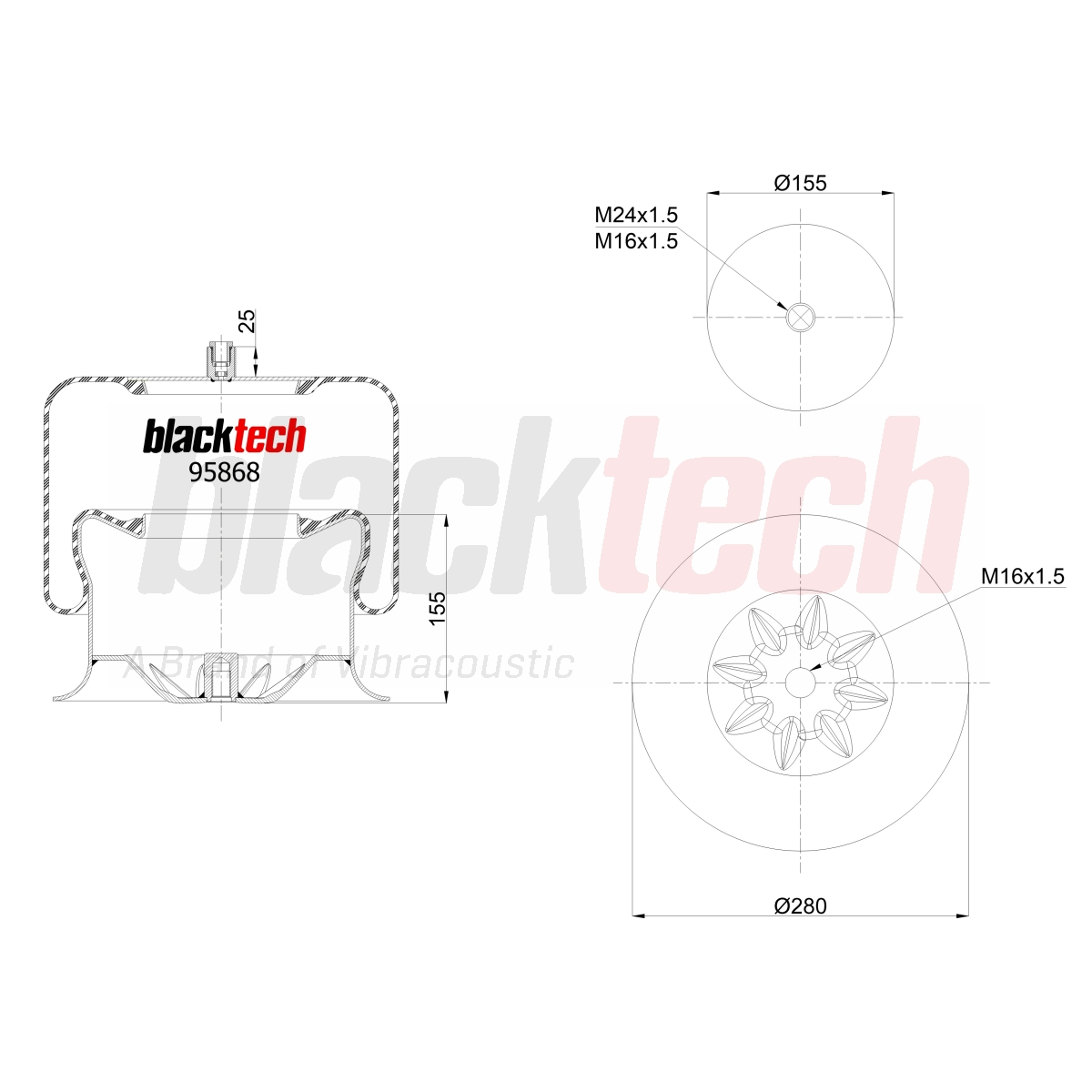 Körük Komple Metal Pistonlu | OEM 4757NP01