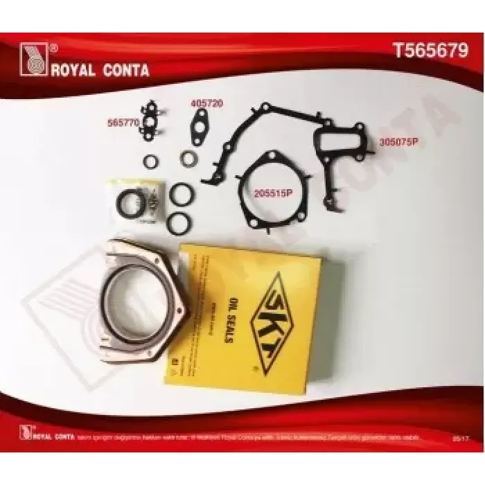 Alt Takim Contasi Skt Keceli Bravo Doblo Linea 1,6 Multijet Dizel | ROYAL T565679 | OEM 71753736