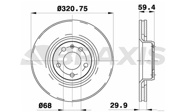 On Fren Aynasi (Havali) Audi A6 A8 2,0 / 2,4 / 2,7 / 2,8 / 3,0 / 3,2 / 4,2 / 6,0 TDI / FSI / TFSI 02> | BRAXIS AD0182 | OEM 4E0615301AD 4E0615301AD 4F0615301E 4F0615301E 4F0615301E