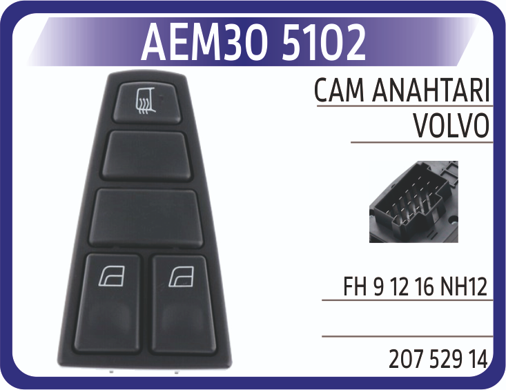 Cam Anahtarı Fh 9 - 12 - 16 - NH12 Sol Ayn AN5102 | OEM AEM305102