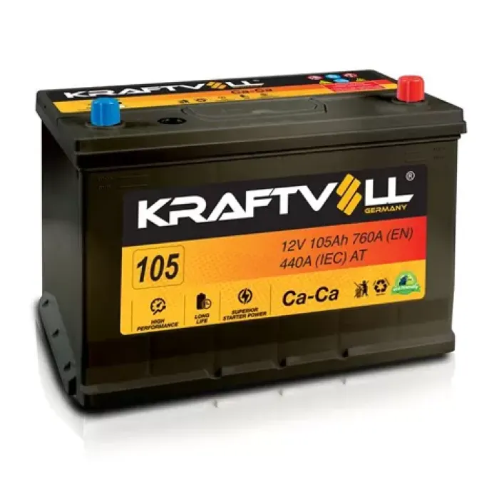 Aku 12V 105 Ah H4 (346×175×230) | KRAFTVOLL 18020001 | OEM 55176510