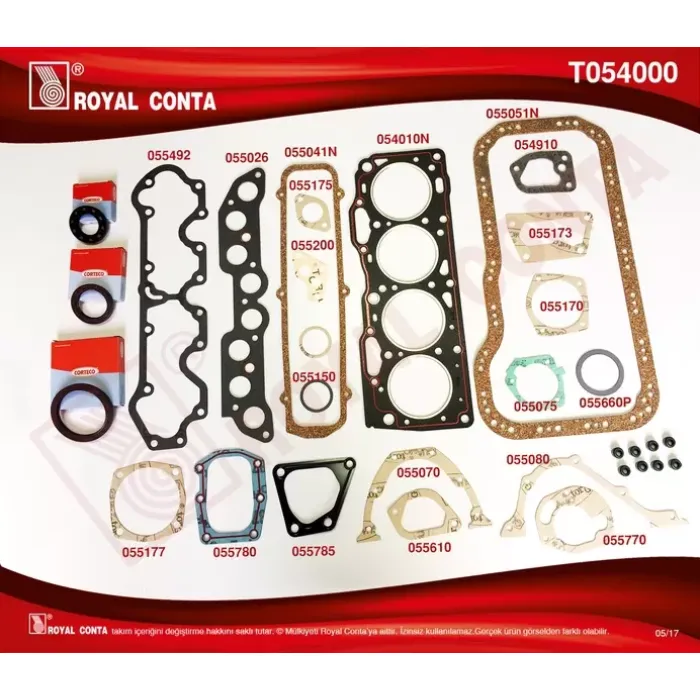 Motor Takim Contasi Tipo Uno 1,4 (Skt Keceli) | ROYAL T054000 | OEM 5888261 5888261 5890645 5892410 5893282 5894257 5890645 5892410 5893282 5894257