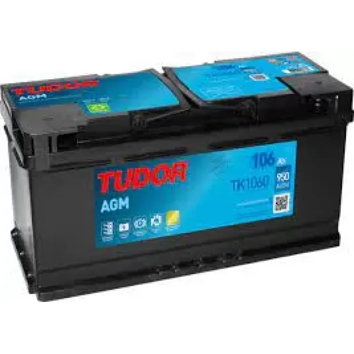 Aku 12V 106 Ah 950A Start Stop Agm L06 (392X175X190) | TUDOR TK1060