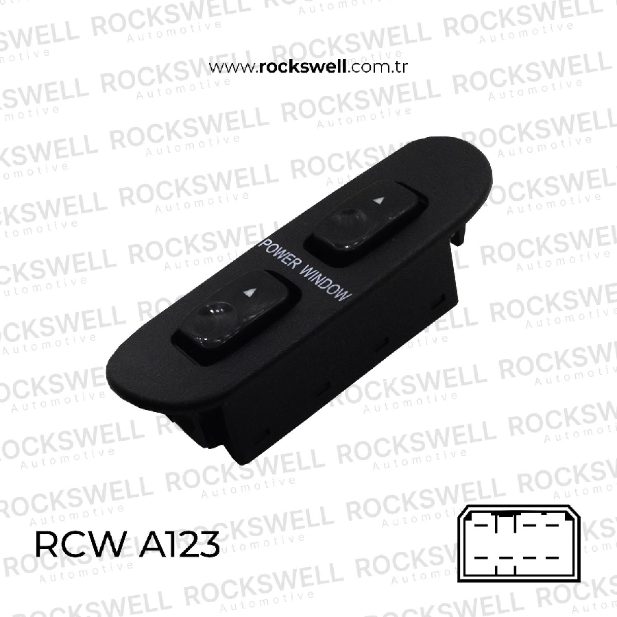 Cam Açma Anahtarı On Sol Çiftli H100 Mınıbus 1997-2005 H100 93691-43320 | OEM RCWA123