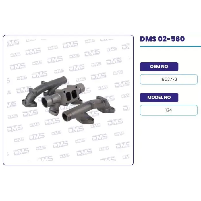 Egzoz Manifoldu (Takim) - Scania / P-G-R-T 124 | DEMOSAN 02-560 | OEM 1853773-1470305