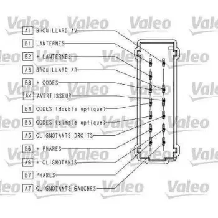 Far Sinyal Kolu Renault Laguna | VALEO 251563 | OEM 7701048912