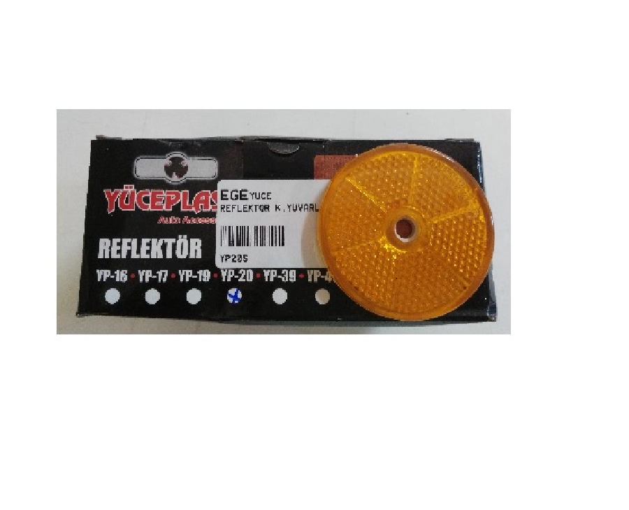 Reflektör K Yuvarlak Sarı (Ad) | OEM YP20S