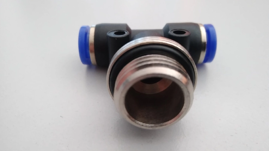 Hava Jakı Metrik Orta Bacak Tee 06-16*1,5 (Pls. Fit.) | OEM EPB06-16