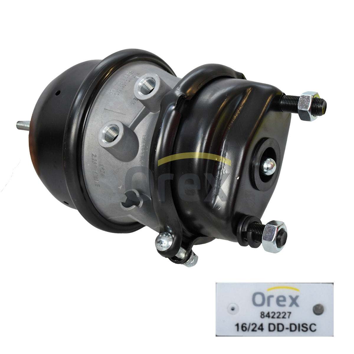 Fren Körüğü Dorse 16x24 D, D Disk Tipi, M16x1,5 Stroke 57, 57, Mil Uzunluğu 15mm | OEM 2111697