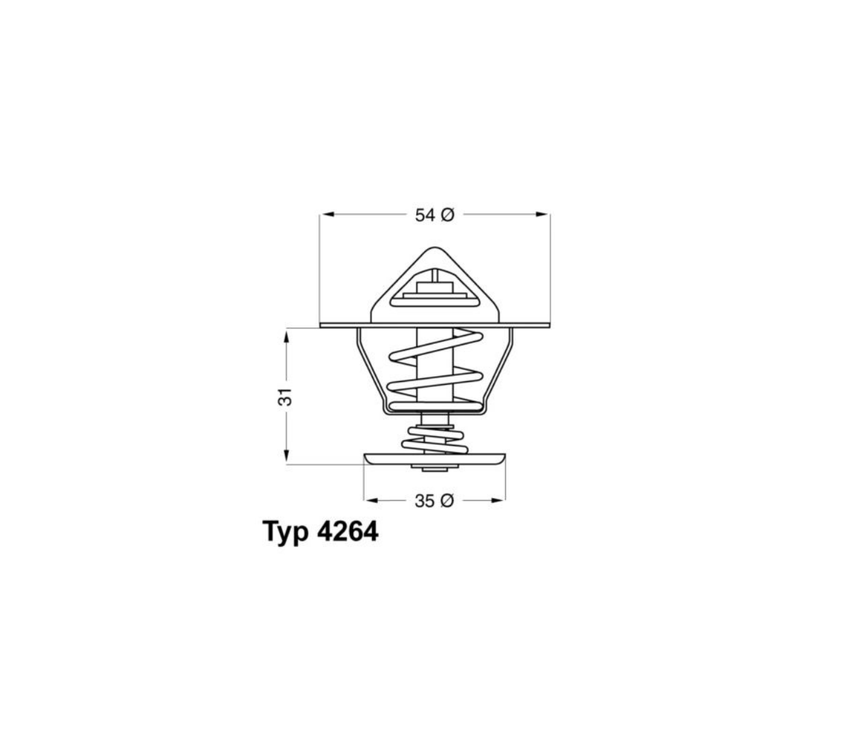Termostat-Vw 1.9TDİ Caddy III,POC.Golf 4 1.186.87 | OEM 44121113