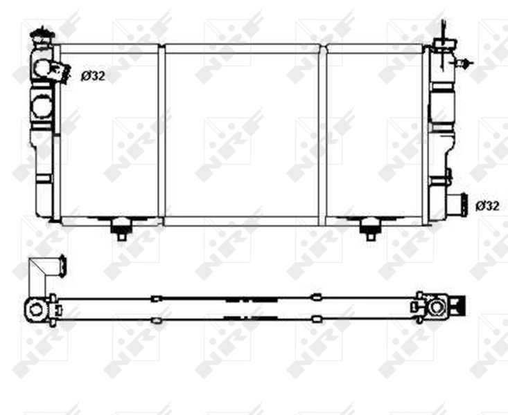 Motor Radyatoru Mekanik 205GTI 1,6 1,9 Çift Fanli) | NRF 507120 | OEM 1300H5 1300K6 1300K8 1300X1 130923