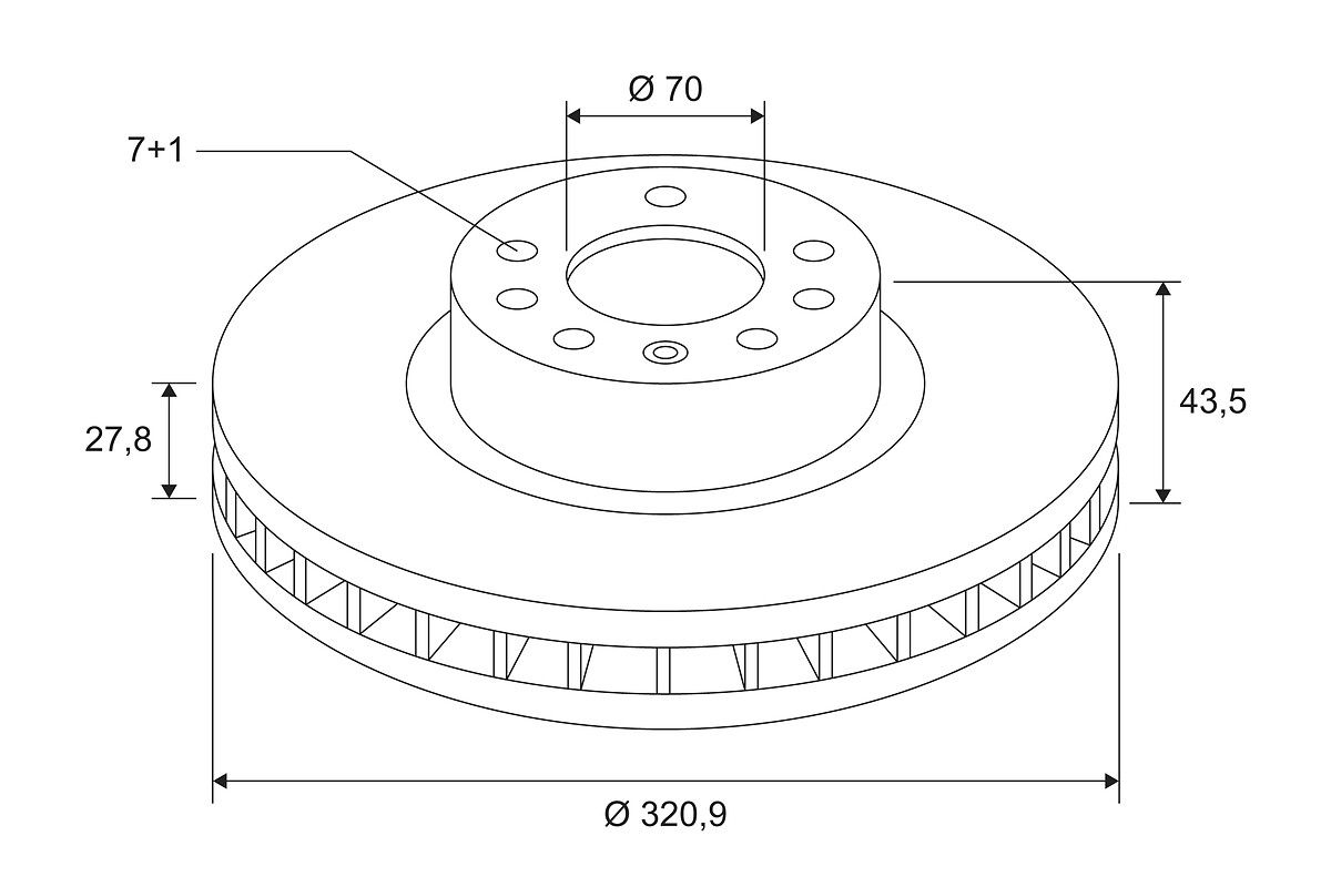 On Fren Diski Z20LEH Astra H Zafira B | VALEO 197150 | OEM 569017 569017 93185817 93185817