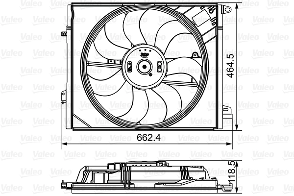 Fan Motoru 1.2 TCE-1.3 TCE-1.5 DCI-1.5 DCI BLUE-1.6 DCI Megane Iv-Talisman Scenic Iv-Grand Scenic IV | VALEO 696881 | OEM 214810118R 214810118R 214810518R 214810518R
