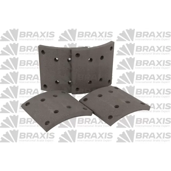 On - Arka Fren Balatasi Pabuc Mercedes Actros MP2-MP3 / Atego 2 / Axor 2 / Arocs Tir MAN TGA / TGS / TGX / E2000 - F2000 22 190 (18 Lik) | BRAXIS AC5003 | OEM 3014231510 / 3014231610 /