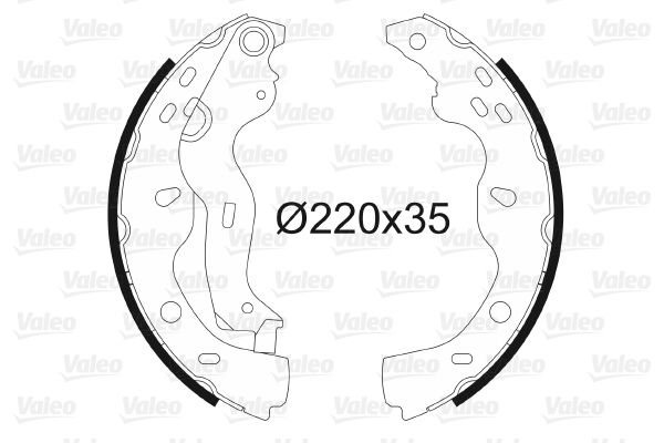 Arka Fren Balatasi Pabuc Panda 169 1,1 / 1,2 / 1,3D Multijet 03> | VALEO 564084 | OEM 773624891