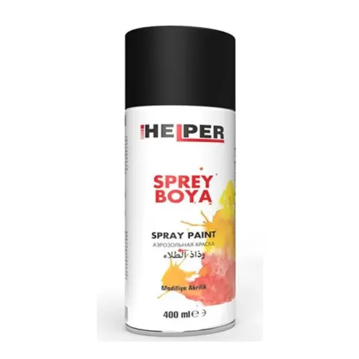 Helper Sprey Boya Ral-9005 Mat Siyah 400 Ml | MXS HLP191005
