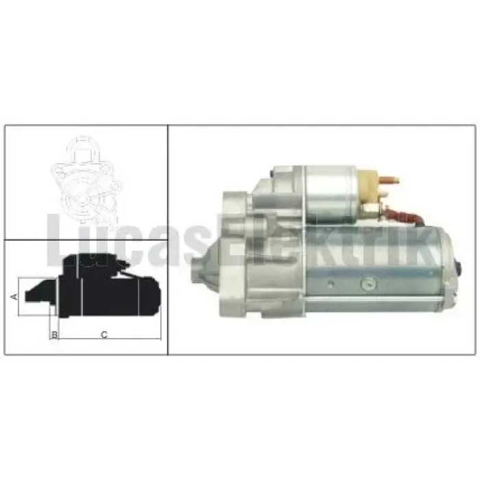 Mars Motoru 10 Dis Espace Master Movano 2,2 2,5 Ym, (2007) | LUCAS LES0598 | OEM 7711368323