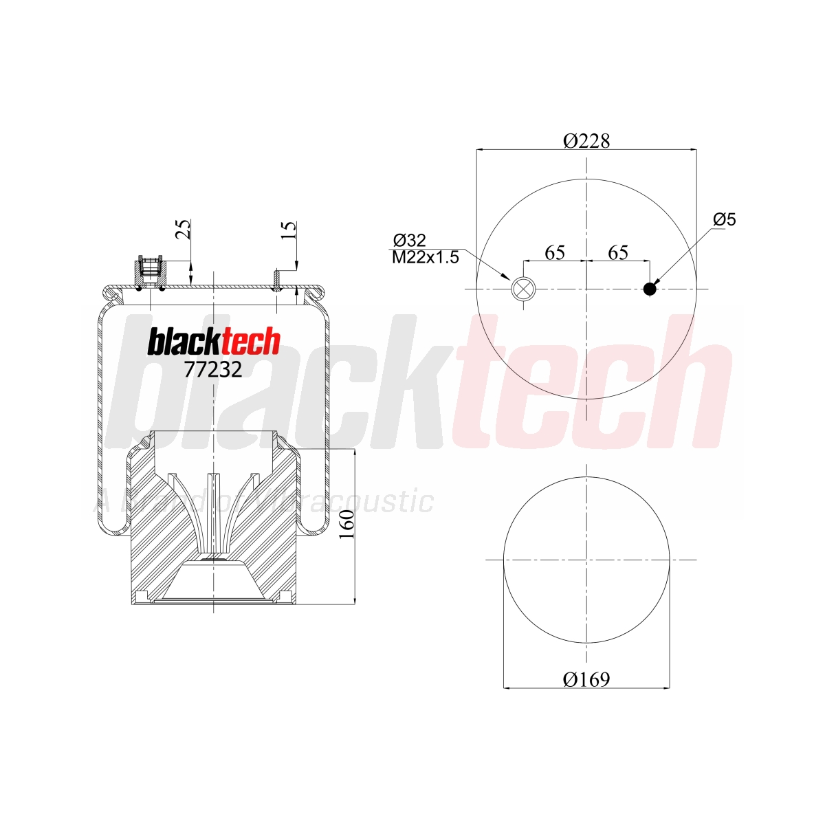 Körük Komple Arka Actros (6121NP44) | OEM A9603201257