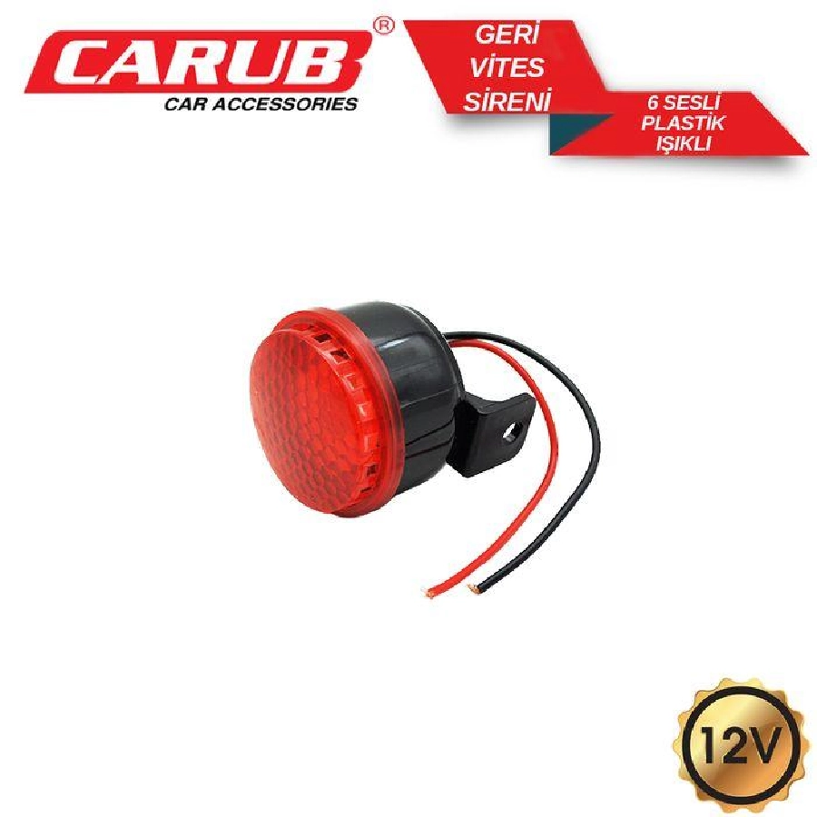 Siren Mini 12V 6 Sesli Plastik Işıklı | OEM BR2740710