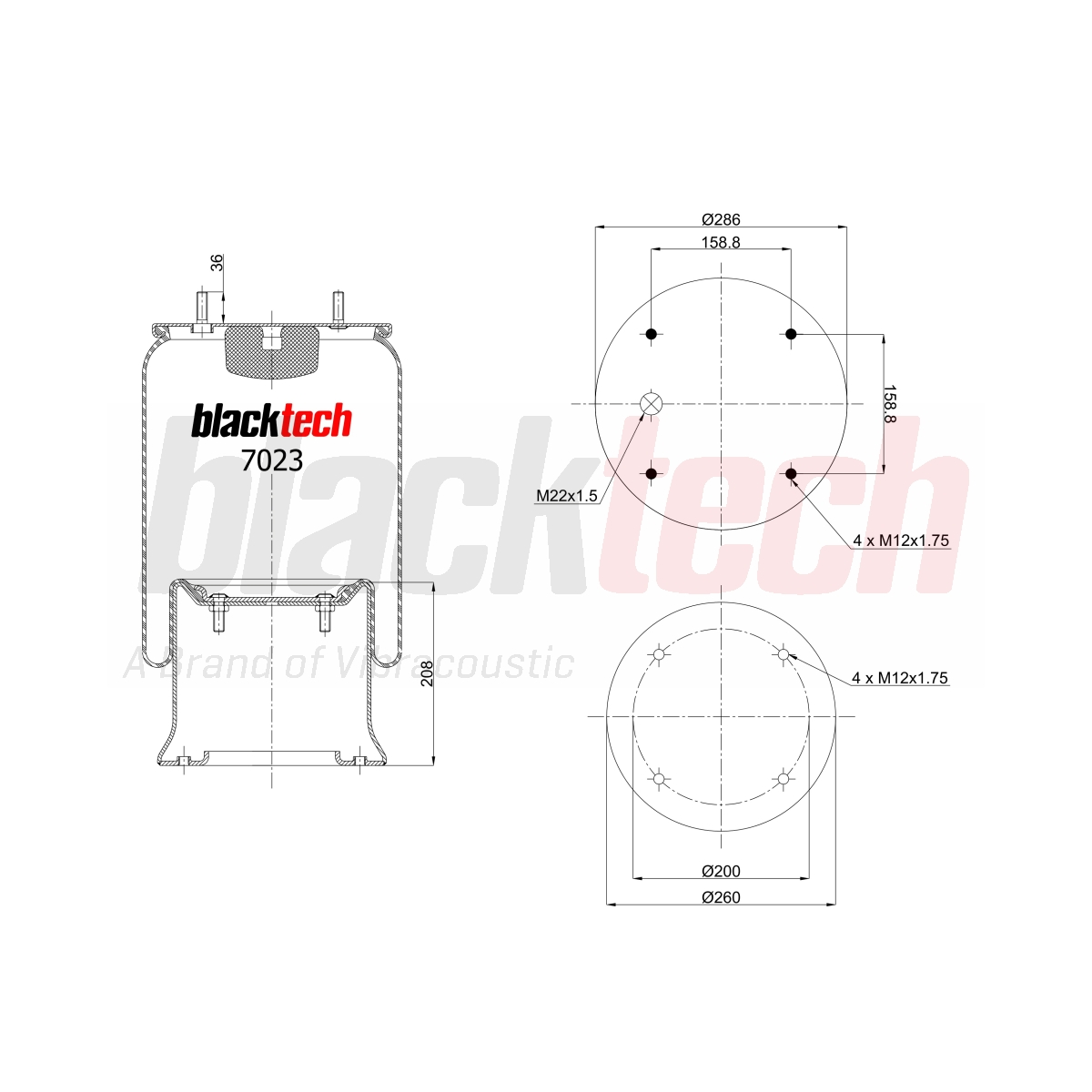 Körük Komple Metal Pistonlu | OEM 21222673