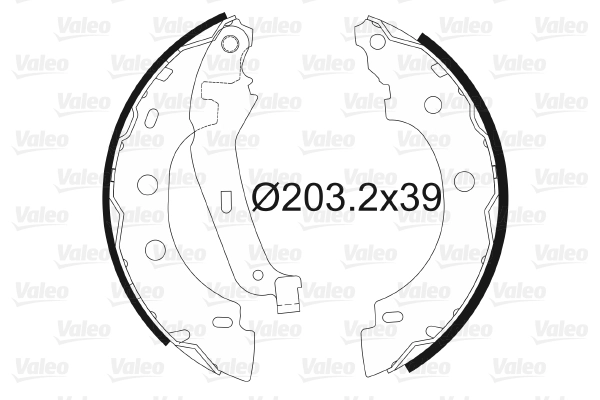 Arka Fren Balatasi Pabuc Kangoo Kubistar 1,2 / 1,4 / 1,5 / 1,9 | VALEO 562642 | OEM 4406000QAG 4406000QAG 7701205523 7701207555 7701205523 7701207555