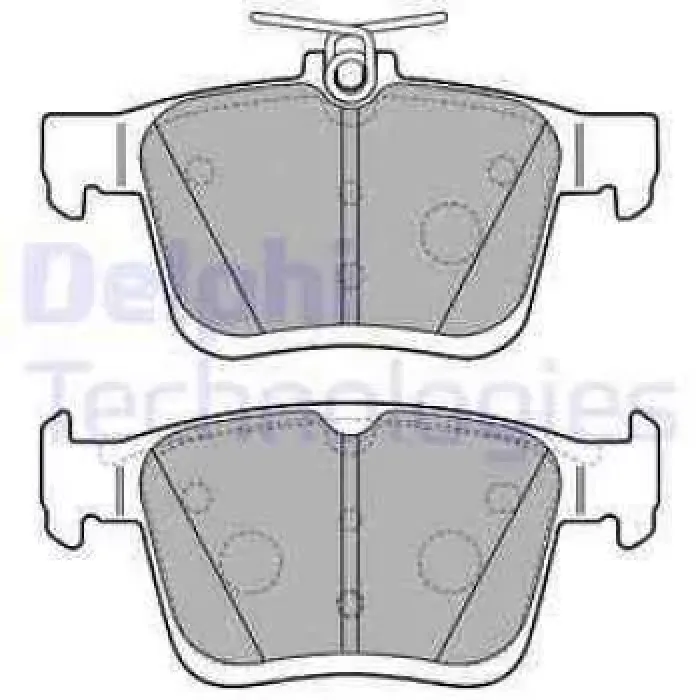 Arka Fren Balatasi Golf 7 A3 1,2 / 1,4TFSI 1,6 / 2,0TDI 12> | DELPHI LP2490 | OEM 5Q0698451C 8V0698451B 5Q0698451N
