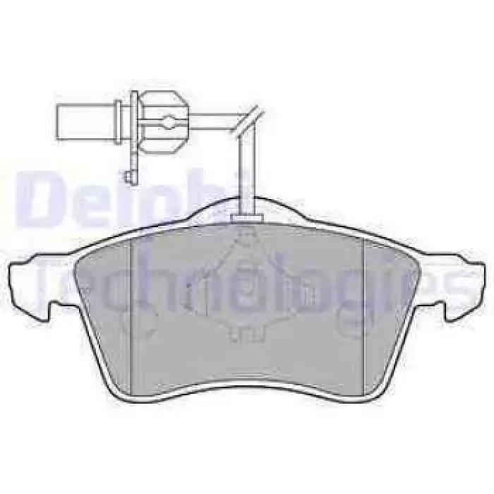 On Fren Balatasi Transporter T4 1.9 / 2.0 / 2.4 / 2.5TDI 90>03 | DELPHI LP1707 | OEM 7D0698151D 7D0698151F